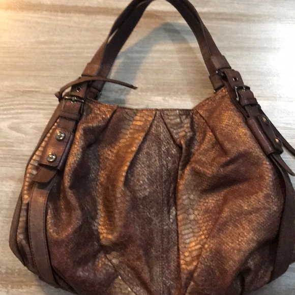 Rare find! MICHELE croc leather handbag 🌹 - Picture 4 of 8